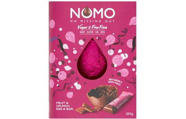 Nomo Vegan & Free From Fruit & Crunch Egg & Bar