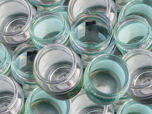 How To Recycle Glass - Jam jars